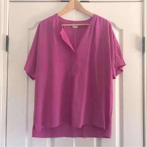 Ecru | 100% Silk Blouse